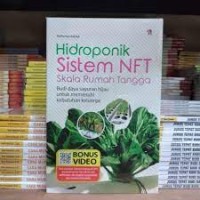 Image of hidroponik sistem NFT skala rumah tangga