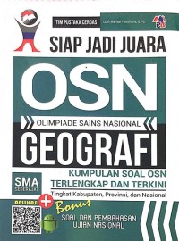 Image of Siap Jadi Juara OSN ( Olimpiade Sains Nasional) Geografi